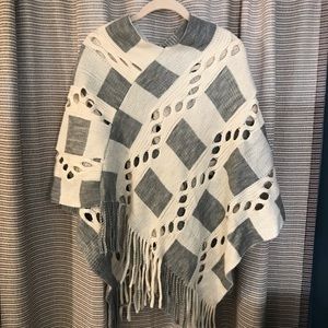 Patchwork poncho